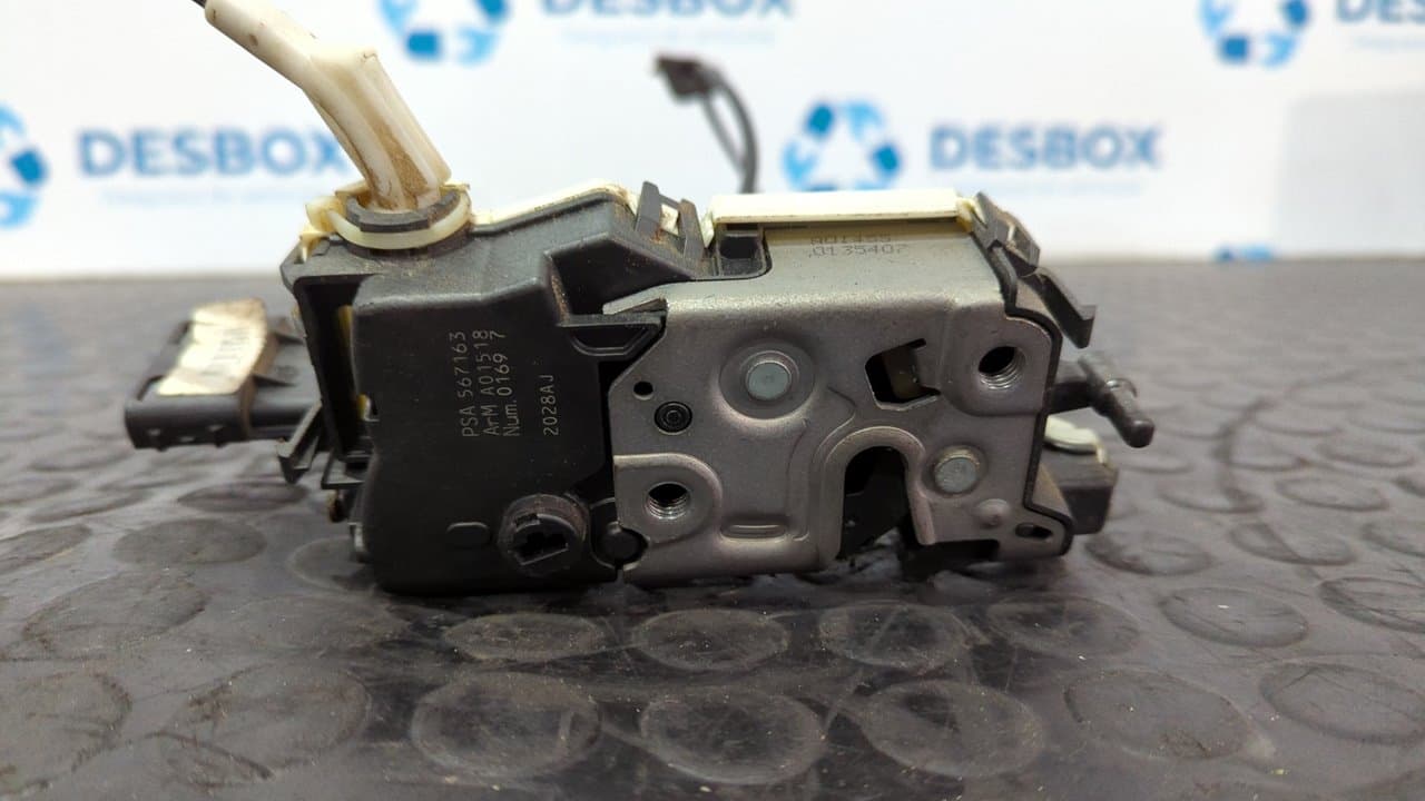 Recambio de CERRADURA PUERTA TRASERA IZQUIERDA para PEUGEOT 308 Confort 9HX referencia OEM IAM 567163 - GRIS 3