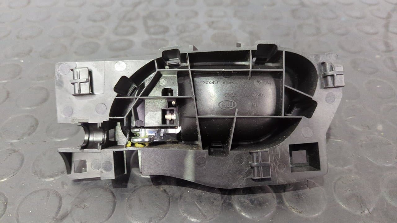 Recambio de MANETA INTERIOR TRASERA DERECHA para PEUGEOT 308 Confort 9HX referencia OEM IAM 9660525380 - GRIS 2