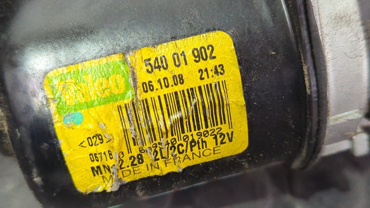 Recambio de MOTOR LIMPIA DELANTERO para RENAULT KANGOO K9KB8 referencia OEM IAM 8200409692C - BLANCO 2