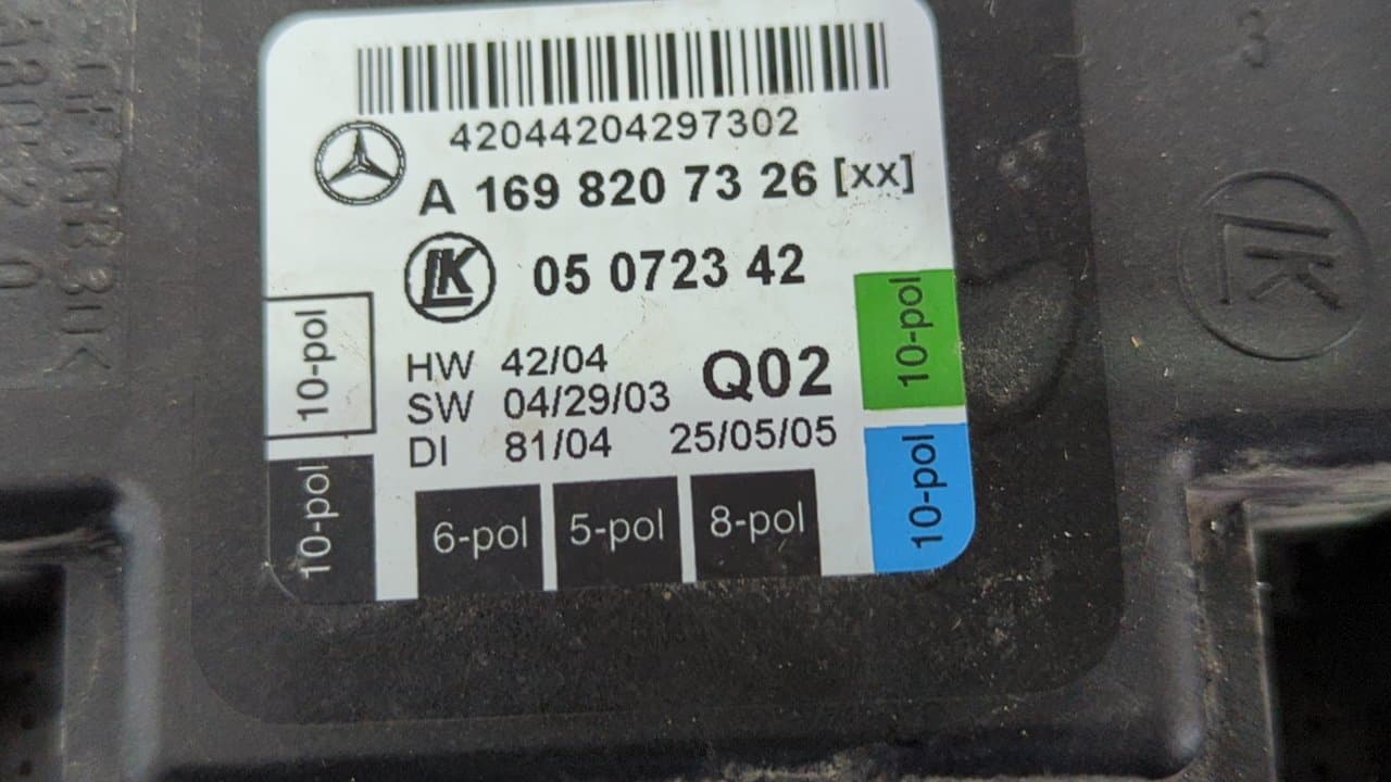 Recambio de ELEVALUNAS DELANTERO IZQUIERDO para MERCEDES-BENZ CLASE A (W169) A 170  A-Edition M266940 referencia OEM IAM A1697202979 - NEGRO 2