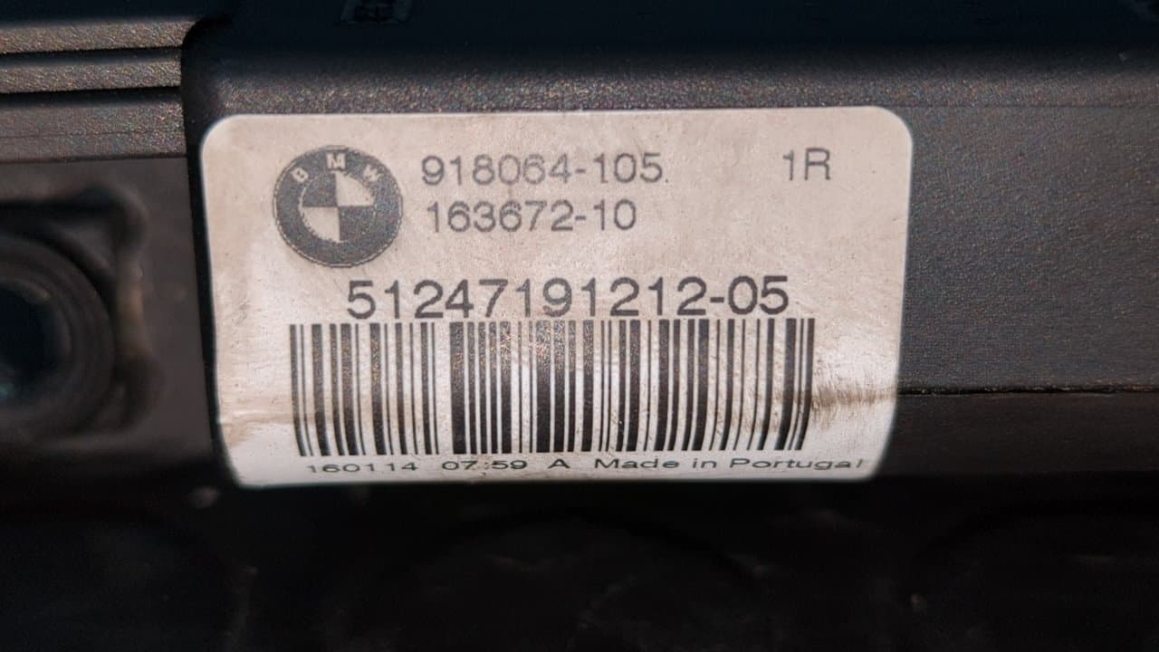 Recambio de CERRADURA MALETERO / PORTON para BMW SERIE 4 COUPE (F32) 420d N47D20C referencia OEM IAM 5124719121205 - GRIS 5