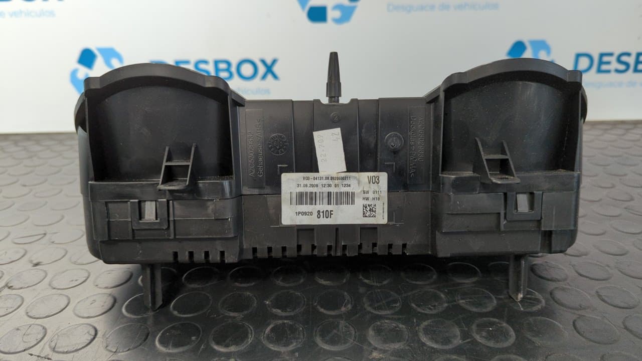 Recambio de CUADRO INSTRUMENTOS para SEAT LEON (1P1) BLS referencia OEM IAM 1P0920810F - BLANCO 10