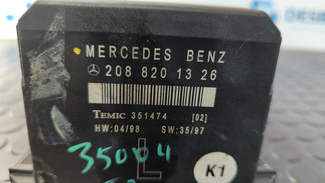 Recambio de CENTRALITA CIERRE para MERCEDES-BENZ CLASE CLK (W208) COUPE 230 Compressor (208.347) M111975 referencia OEM IAM 2088201326 - AZUL 6