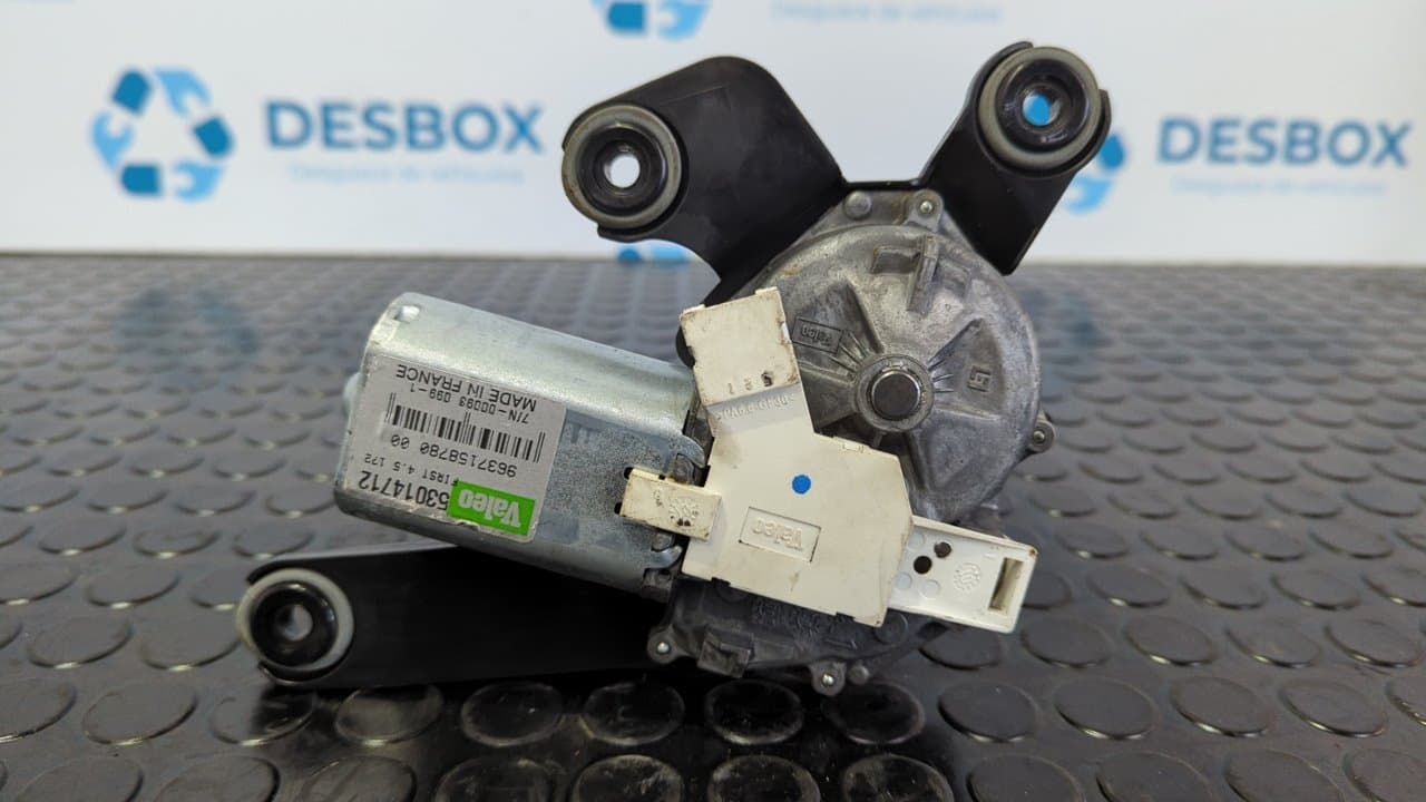 Recambio de MOTOR LIMPIA TRASERO para PEUGEOT 307 BERLINA (S2) 1.6 16V CAT NFUTU5JP4 referencia OEM IAM 9637158780 - GRIS 2