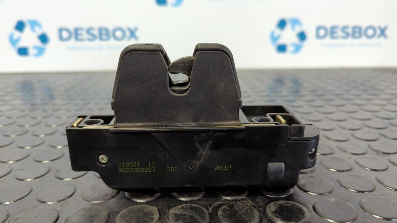 Recambio de CERRADURA MALETERO / PORTON para PEUGEOT 307 BERLINA (S2) 1.6 16V CAT NFUTU5JP4 referencia OEM IAM 9633089280 - GRIS 4