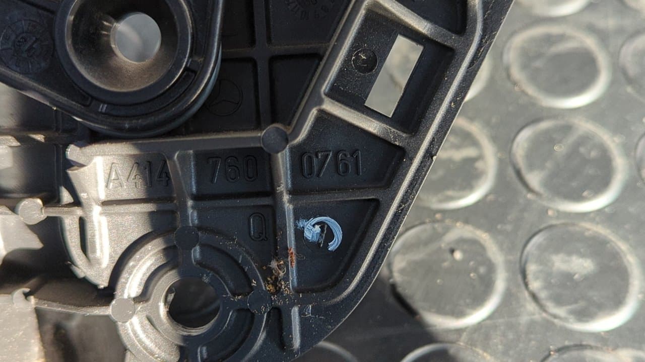Recambio de MANETA INTERIOR LATERAL IZQUIERDA para MERCEDES-BENZ VANEO (W414) FURGONETA COMPACTA CDI (414.700) OM668914 referencia OEM IAM A4147600761 - AZUL 5