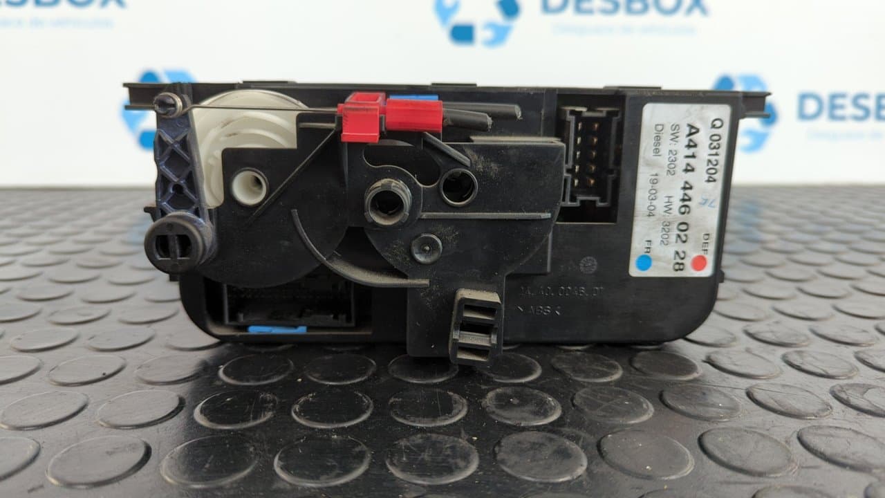 Recambio de MANDO CALEFACCION / AIRE ACONDICIONADO para MERCEDES-BENZ VANEO (W414) FURGONETA COMPACTA CDI (414.700) OM668914 referencia OEM IAM A4144460228 - AZUL 3