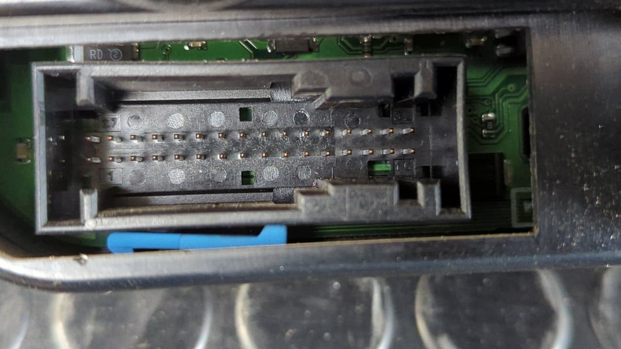 Recambio de MANDO CALEFACCION / AIRE ACONDICIONADO para MERCEDES-BENZ VANEO (W414) FURGONETA COMPACTA CDI (414.700) OM668914 referencia OEM IAM A4144460228 - AZUL 8