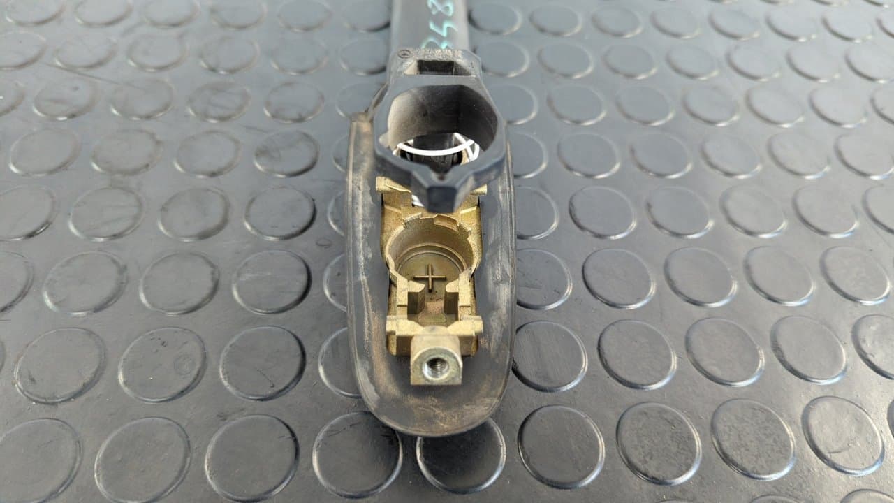 Recambio de MANETA DELANTERA DERECHA para MERCEDES-BENZ VANEO (W414) FURGONETA COMPACTA CDI (414.700) OM668914 referencia OEM IAM 0007602659FKZ  - AZUL 2