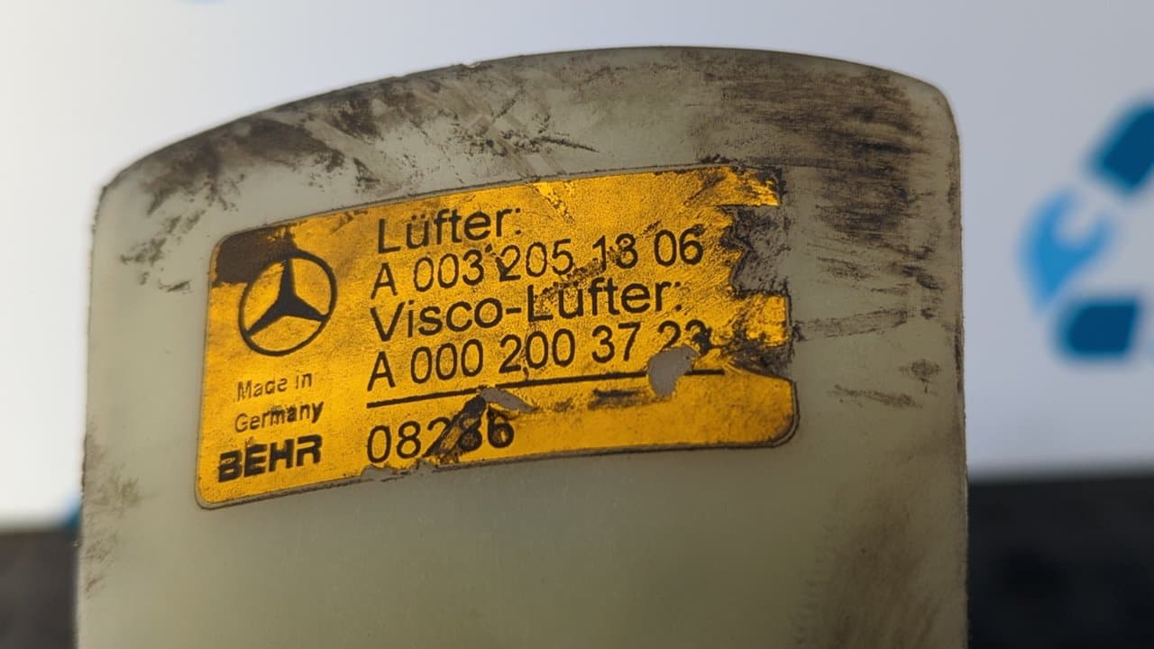 Recambio de VENTILADOR VISCOSO MOTOR para MERCEDES-BENZ SPRINTER (W901,W903) COMBI 310 D   (903.471,472,473)   Techo elevado 602980 referencia OEM IAM A0002005122 - BLANCO 4