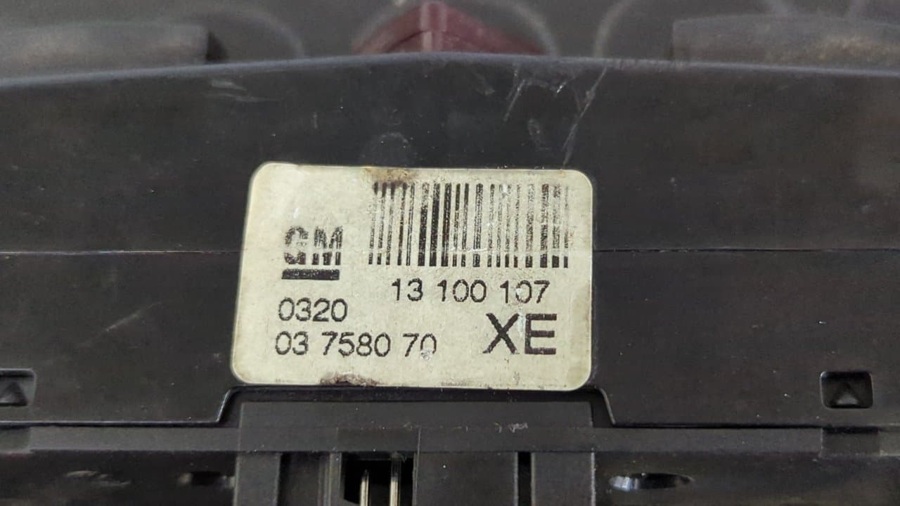 Recambio de WARNING para OPEL ASTRA H BER. Cosmo Z18XER referencia OEM IAM 13100107 - BLANCO 2