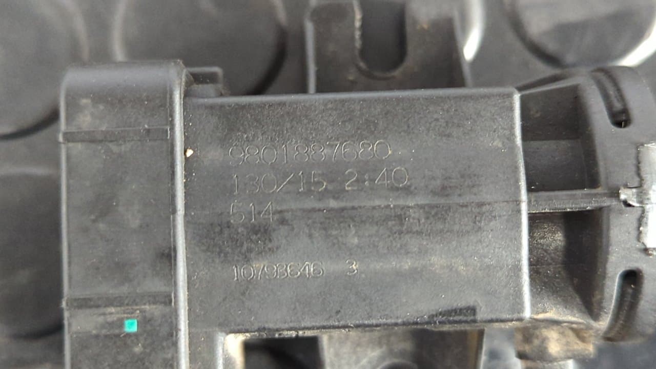 Recambio de VALVULA AIRE ADICIONAL para FIAT SCUDO FURGÓN (272) 10 Comfort L1H1 120 Multijet RH02 referencia OEM IAM 9801887680 - BLANCO 5