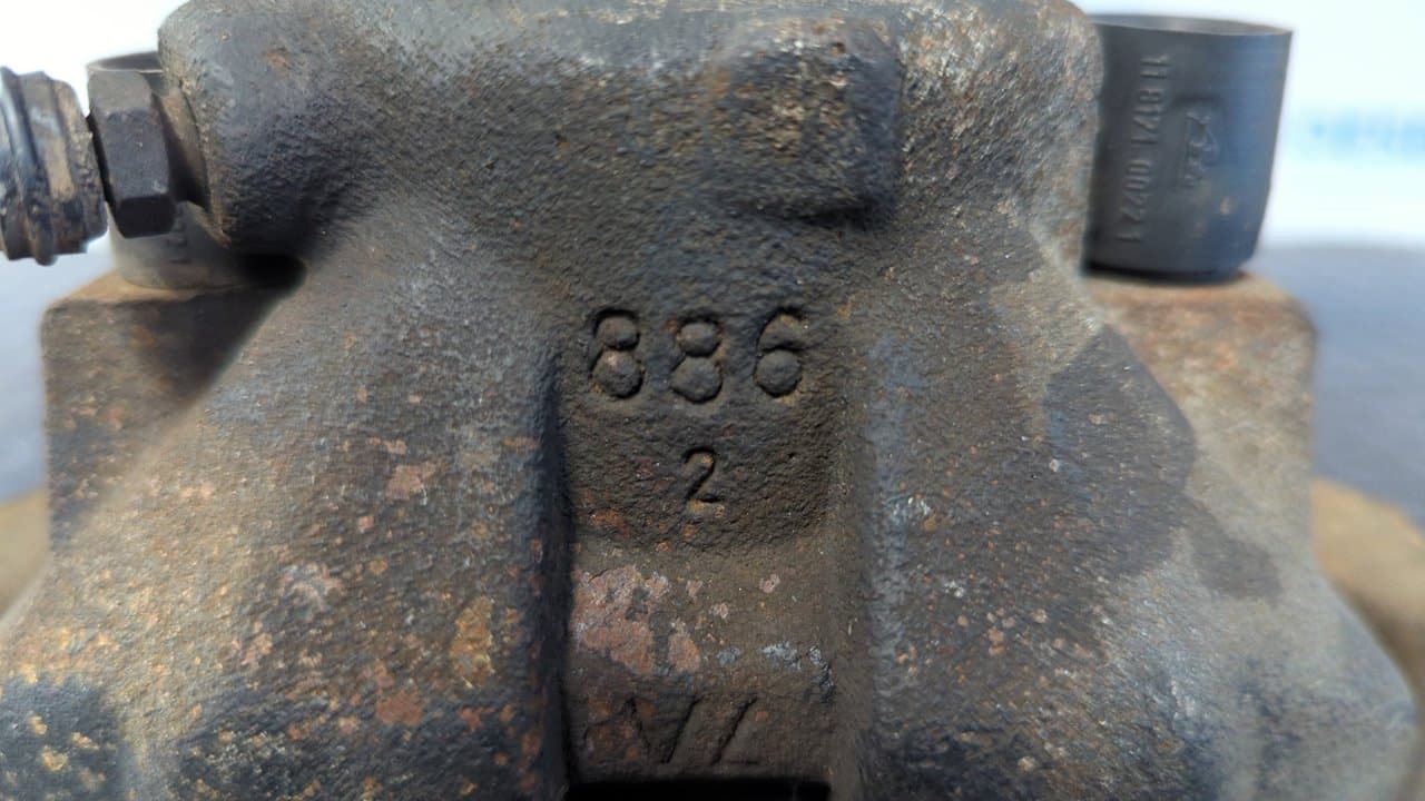 Recambio de PINZA DE FRENO DELANTERA IZQUIERDA para AUDI A6 BERLINA (4B2) 1.9 TDI AVF referencia OEM IAM ATE 886 57 - AZUL 3