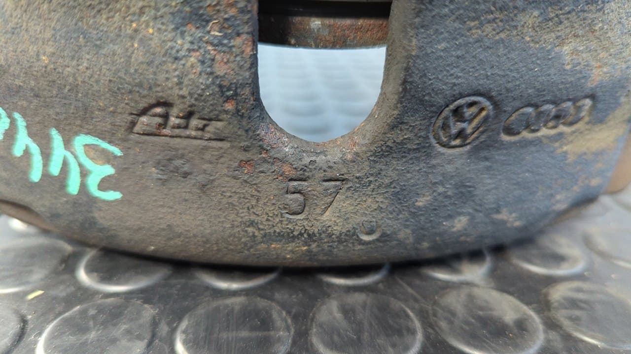 Recambio de PINZA DE FRENO DELANTERA IZQUIERDA para AUDI A6 BERLINA (4B2) 1.9 TDI AVF referencia OEM IAM ATE 886 57 - AZUL 8