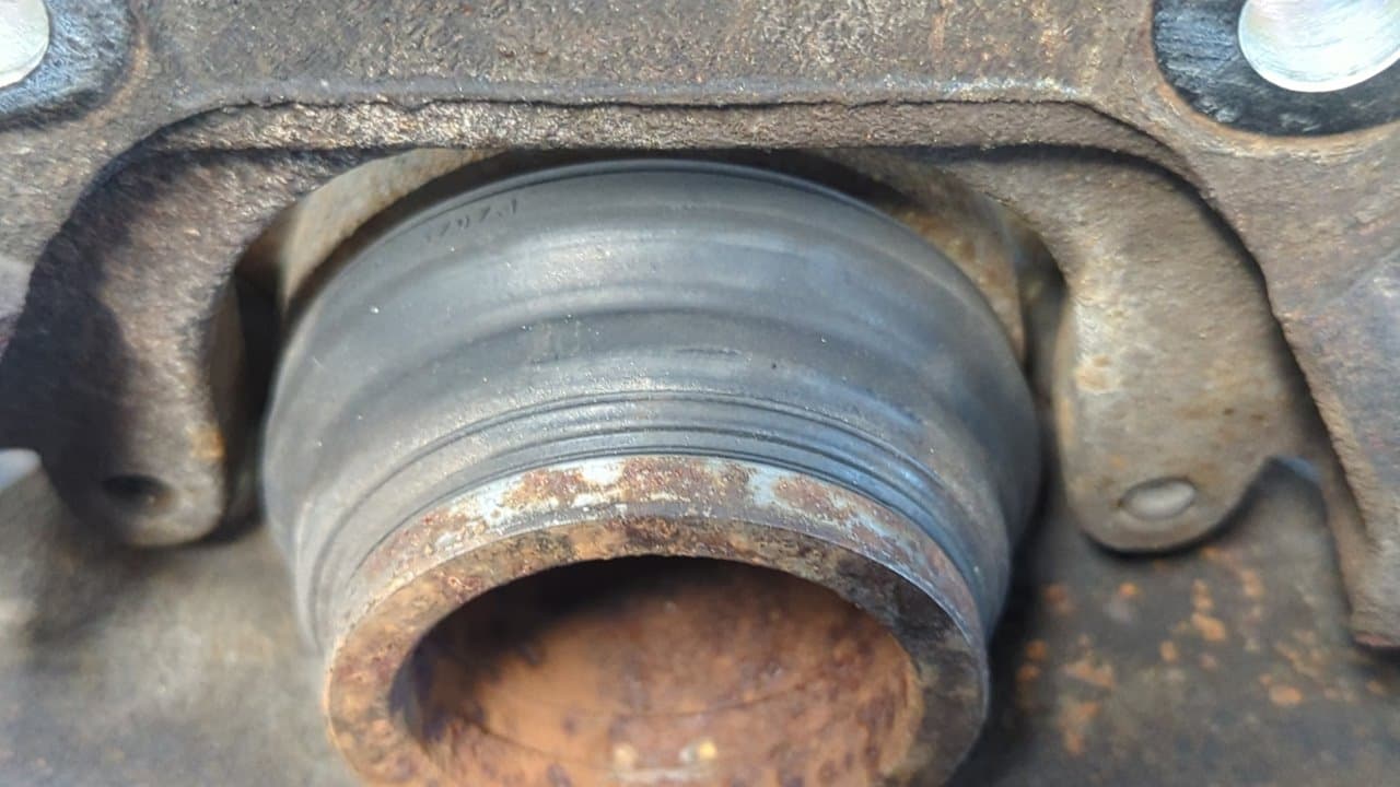 Recambio de PINZA DE FRENO DELANTERA IZQUIERDA para AUDI A6 BERLINA (4B2) 1.9 TDI AVF referencia OEM IAM ATE 886 57 - AZUL 6