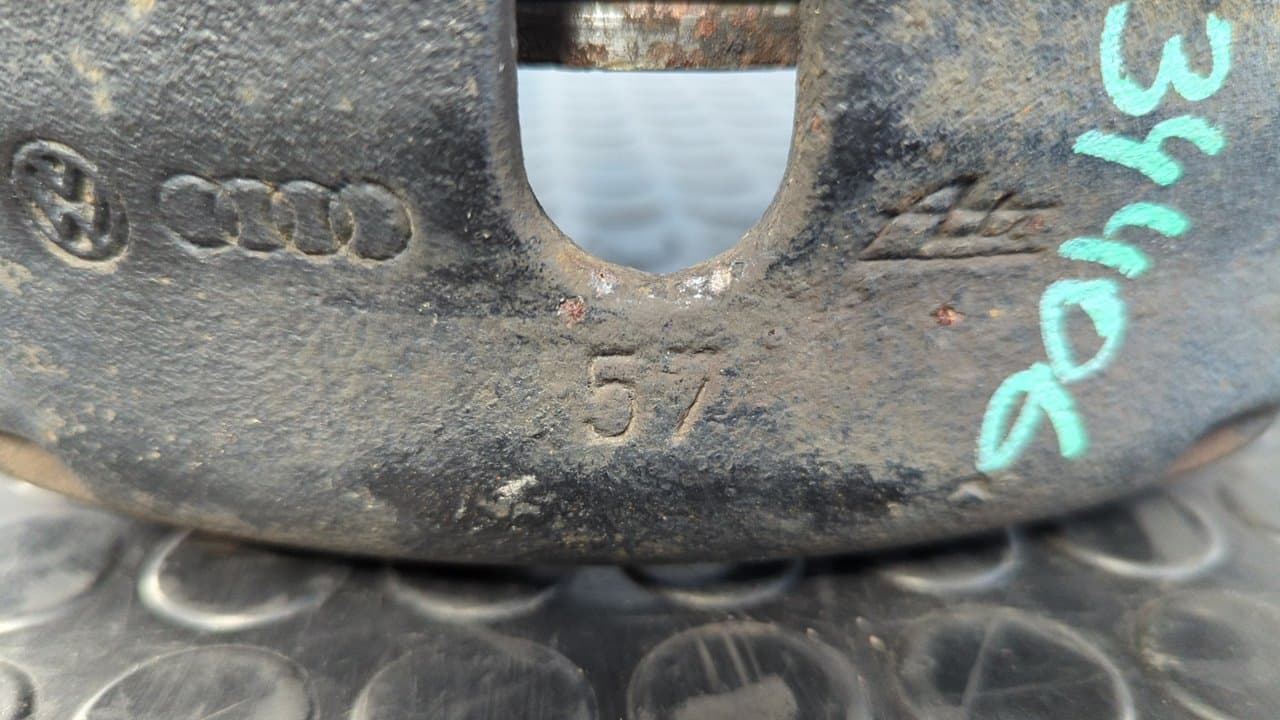 Recambio de PINZA DE FRENO DELANTERA DERECHA para AUDI A6 BERLINA (4B2) 1.9 TDI AVF referencia OEM IAM ATE 885 57 - AZUL 5