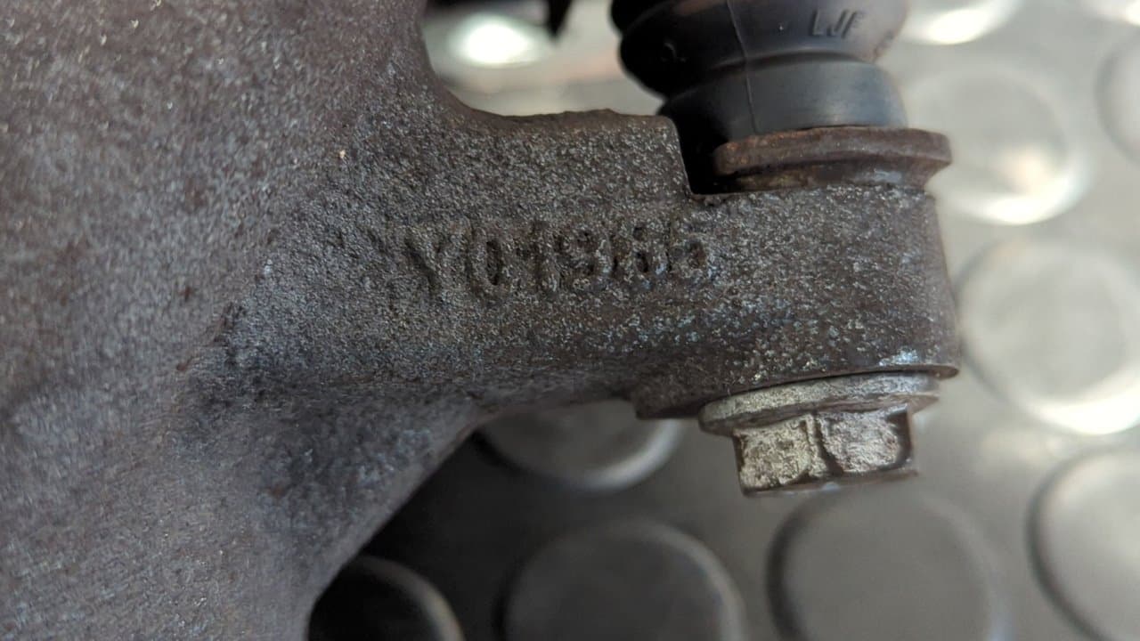 Recambio de PINZA DE FRENO DELANTERA IZQUIERDA para TOYOTA AURIS 1.4 Turbodiesel CAT 1ND referencia OEM IAM Y01985 - BLANCO 8