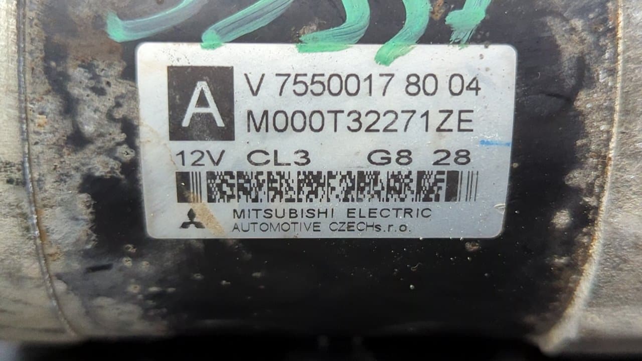Recambio de MOTOR ARRANQUE para PEUGEOT 207 8FS referencia OEM IAM V755001780 - NEGRO 6