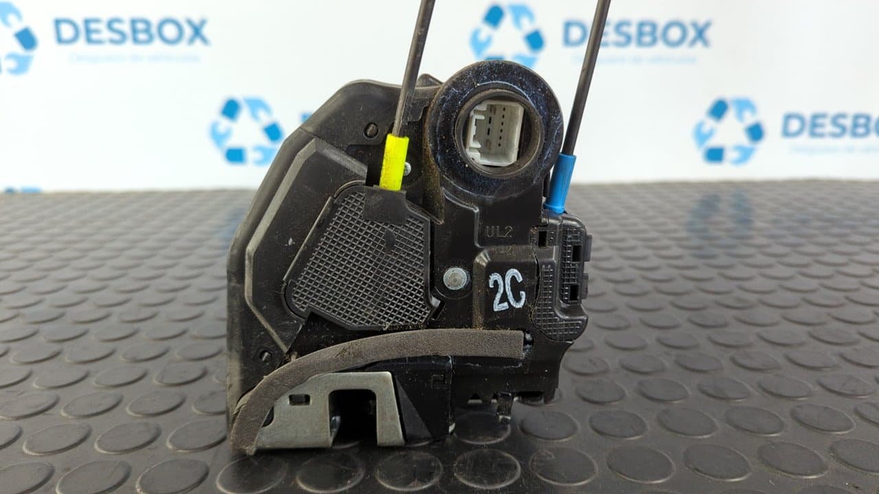 Recambio de CERRADURA PUERTA TRASERA IZQUIERDA para TOYOTA AURIS 1.4 Turbodiesel CAT 1ND referencia OEM IAM A046693 - BLANCO 6
