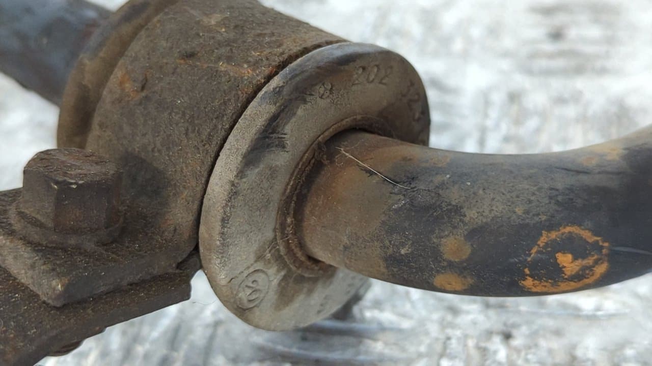 Recambio de BARRA ESTABILIZADORA DELANTERA para MERCEDES-BENZ CLASE C (W202) BERLINA 250 TD (202.128) OM605960 referencia OEM IAM 2023232965 - GRIS 8