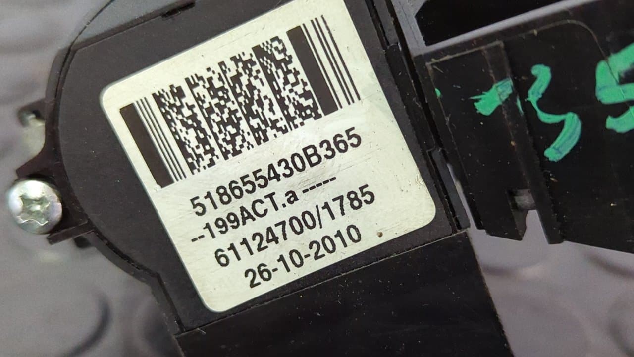Recambio de CONMUTADOR DE ARRANQUE para FIAT DOBLO CARGO Basis Kasten 199A3000 referencia OEM IAM 518655430B - BLANCO 2