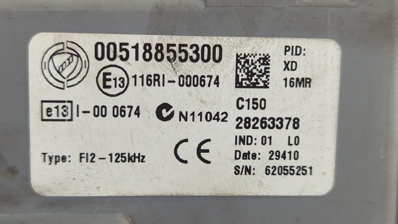 Recambio de CAJA RELES / FUSIBLES para FIAT DOBLO CARGO Basis Kasten 199A3000 referencia OEM IAM 00518855300 - BLANCO 4