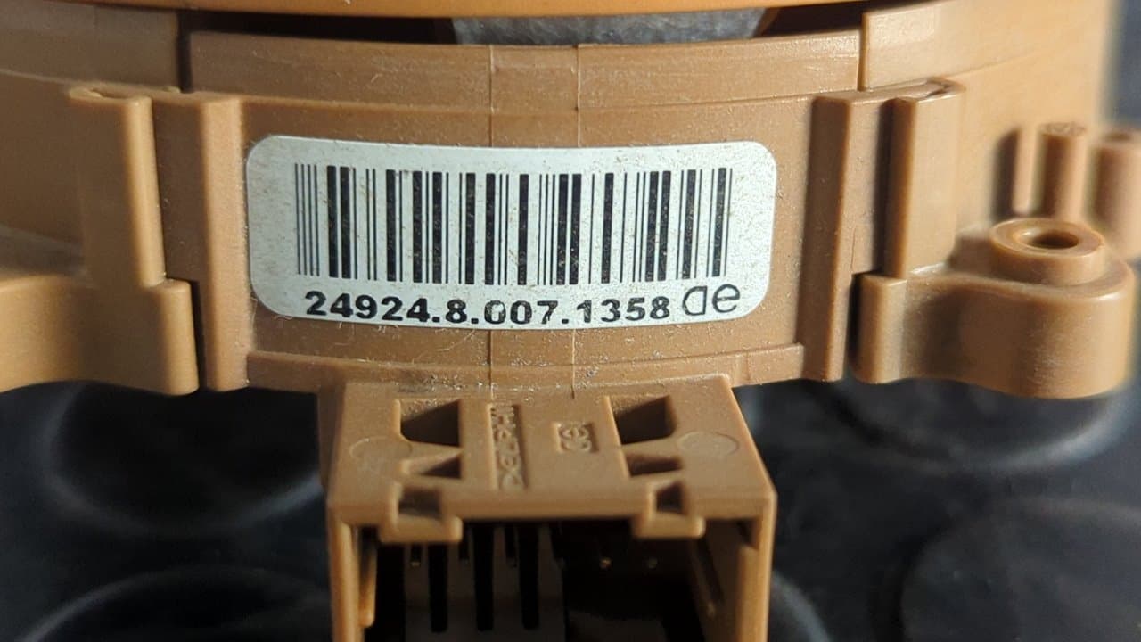 Recambio de ANILLO AIRBAG para FIAT FIORINO 1.3 16V M-Jet CAT 199A2000 referencia OEM IAM 59001158 - BLANCO 3