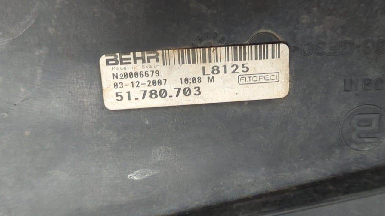 Recambio de ELECTROVENTILADOR para FIAT FIORINO 1.3 16V M-Jet CAT 199A2000 referencia OEM IAM 51780703 - BLANCO 4