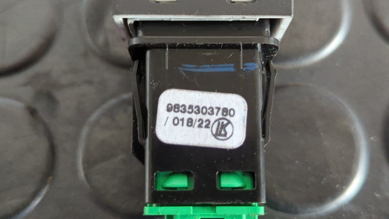 Recambio de INTERRUPTOR para CITROEN E-C4 100KW SHINE ZK01 referencia OEM IAM 9835303780 - AZUL 3