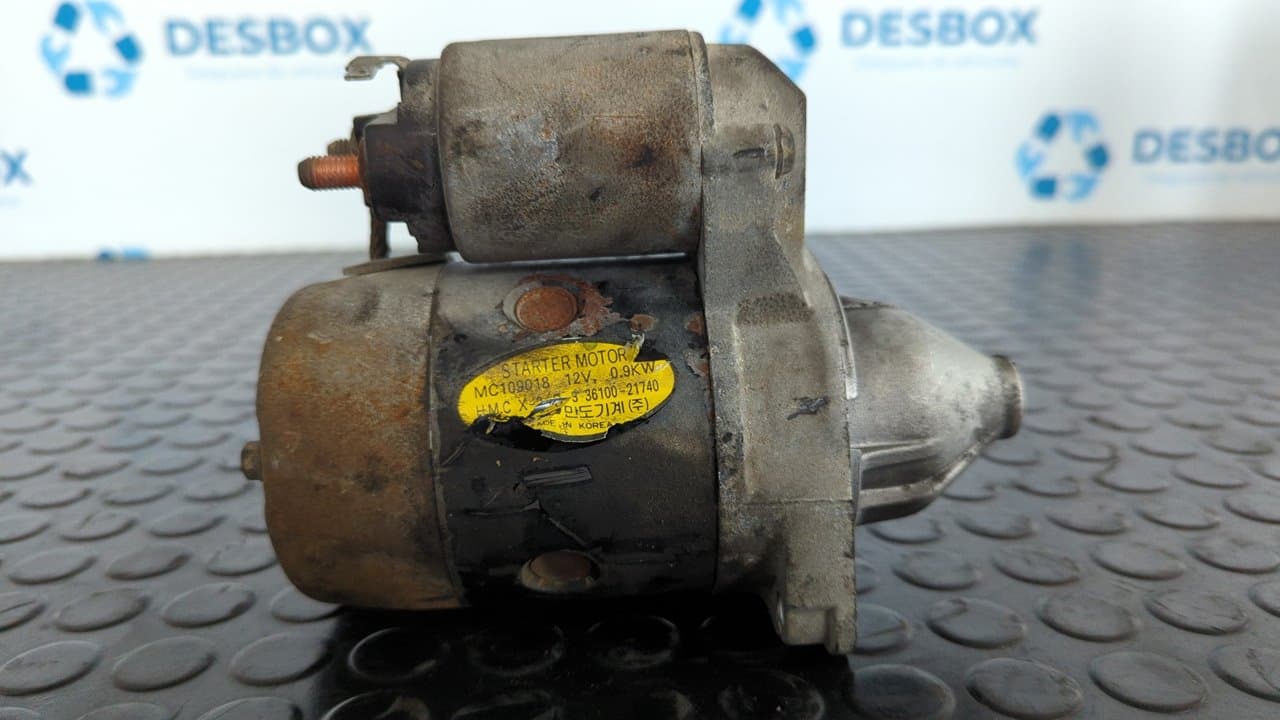 Recambio de MOTOR ARRANQUE para HYUNDAI ACCENT (X3) 1.3 12V CAT G4EH referencia OEM IAM 3610021740 - BLANCO