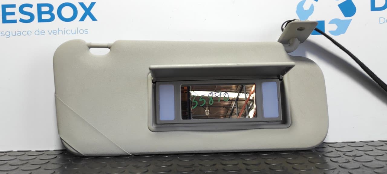 Recambio de PARASOL DERECHO para CITROEN C5 BERLINA Business 6FYEW7A - GRIS 5