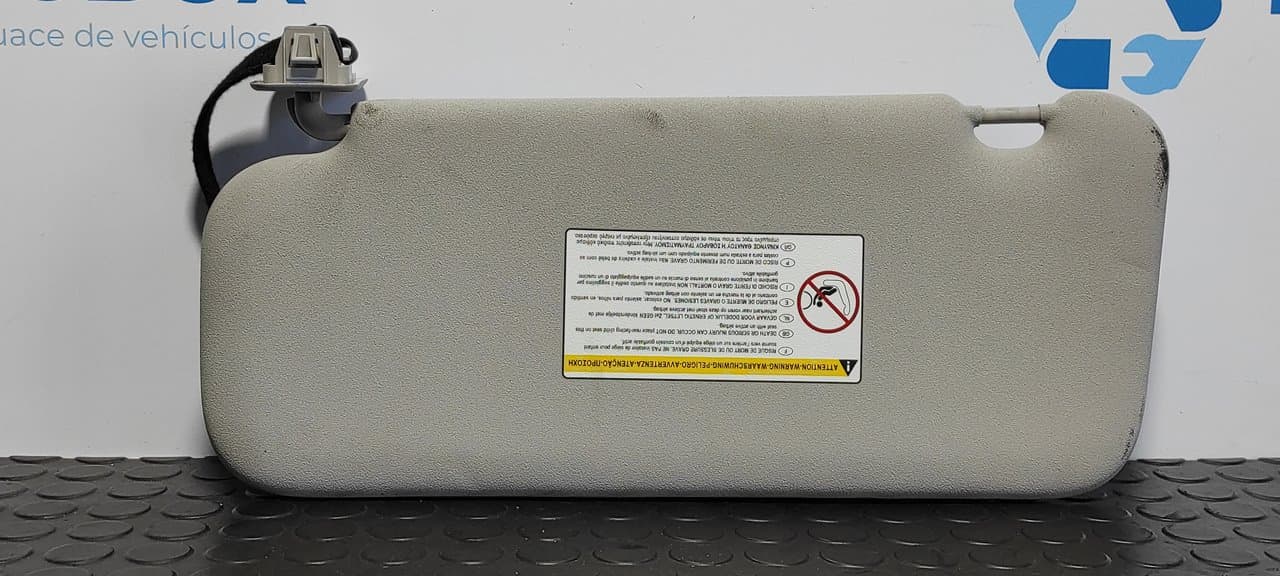 Recambio de PARASOL DERECHO para CITROEN C5 BERLINA Business 6FYEW7A - GRIS 3
