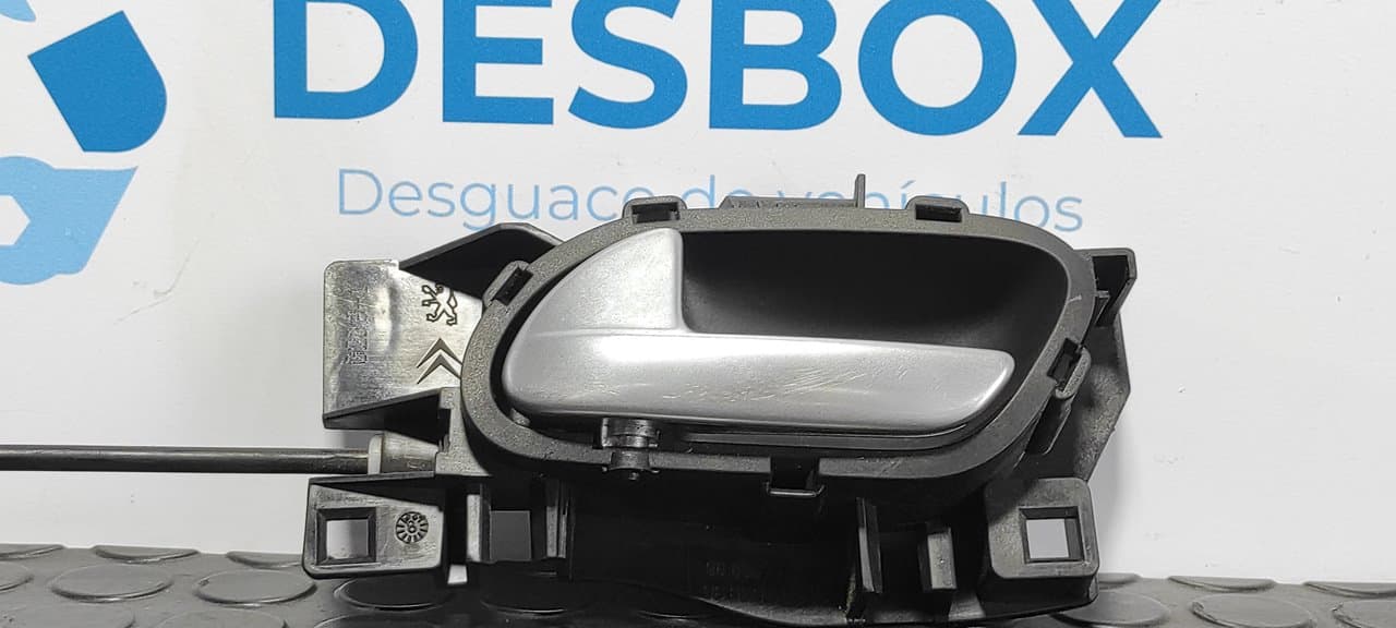 Recambio de MANETA INTERIOR TRASERA IZQUIERDA para CITROEN C5 BERLINA Business 6FYEW7A referencia OEM IAM 9685950377 - GRIS