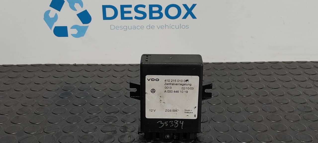 Recambio de CENTRALITA CIERRE para MERCEDES-BENZ SPRINTER 02.00 -> COMBI 213  CDI   (902.671-672) 611981 referencia OEM IAM  A0004461019 - BLANCO 2