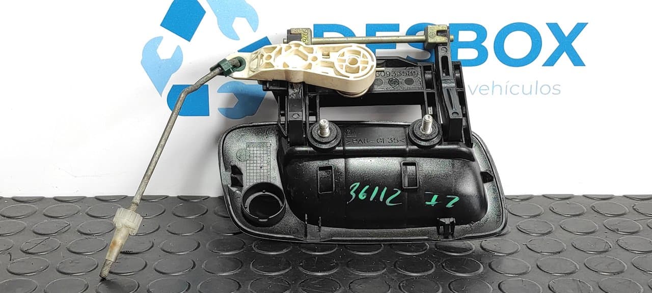 Recambio de MANGUETA DELANTERA IZQUIERDA para OPEL ASTRA G BERLINA Comfort Z16XE referencia OEM IAM 260933585 - NEGRO 3