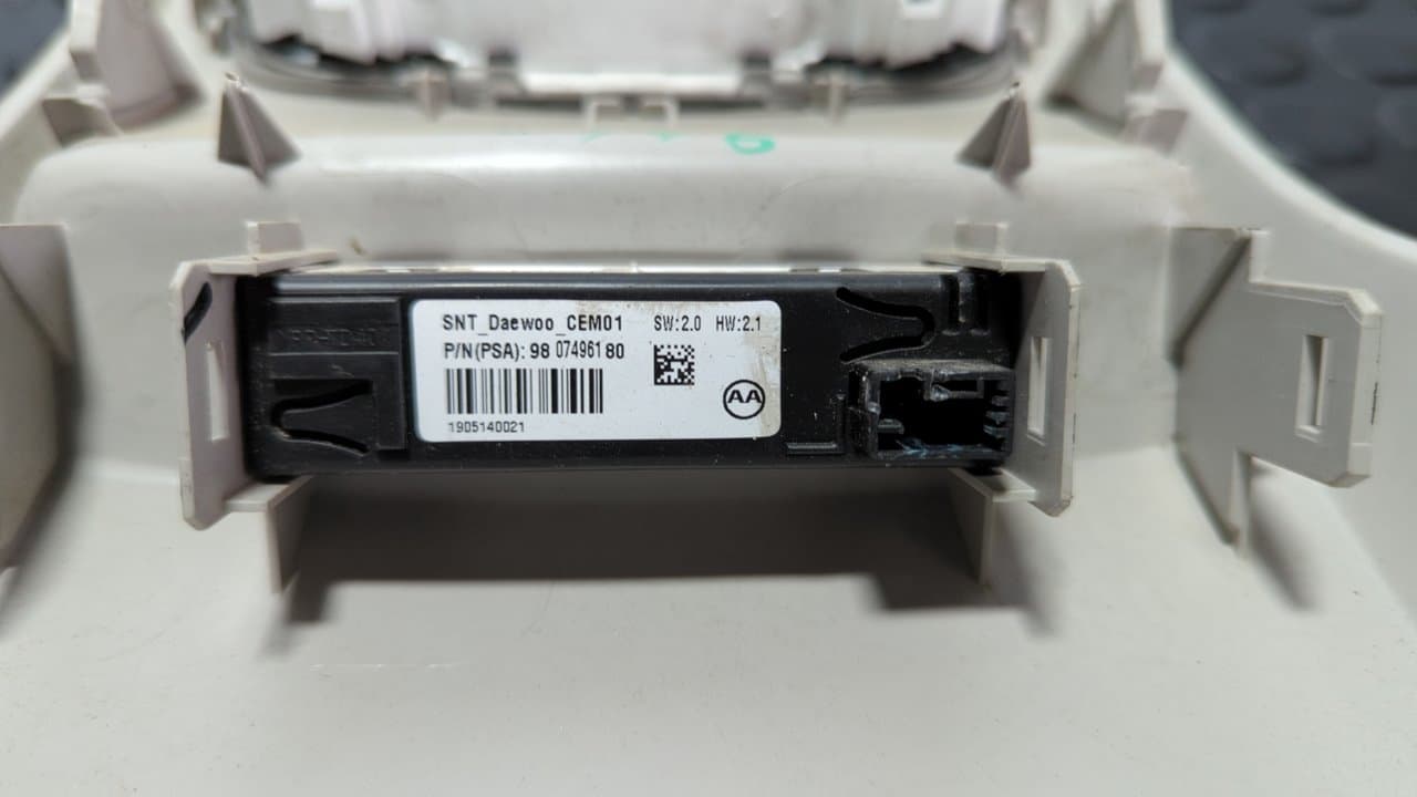 Recambio de LUZ INTERIOR para CITROEN C4 LIM. Sport 8F01 referencia OEM IAM 9671645977 - BLANCO 10