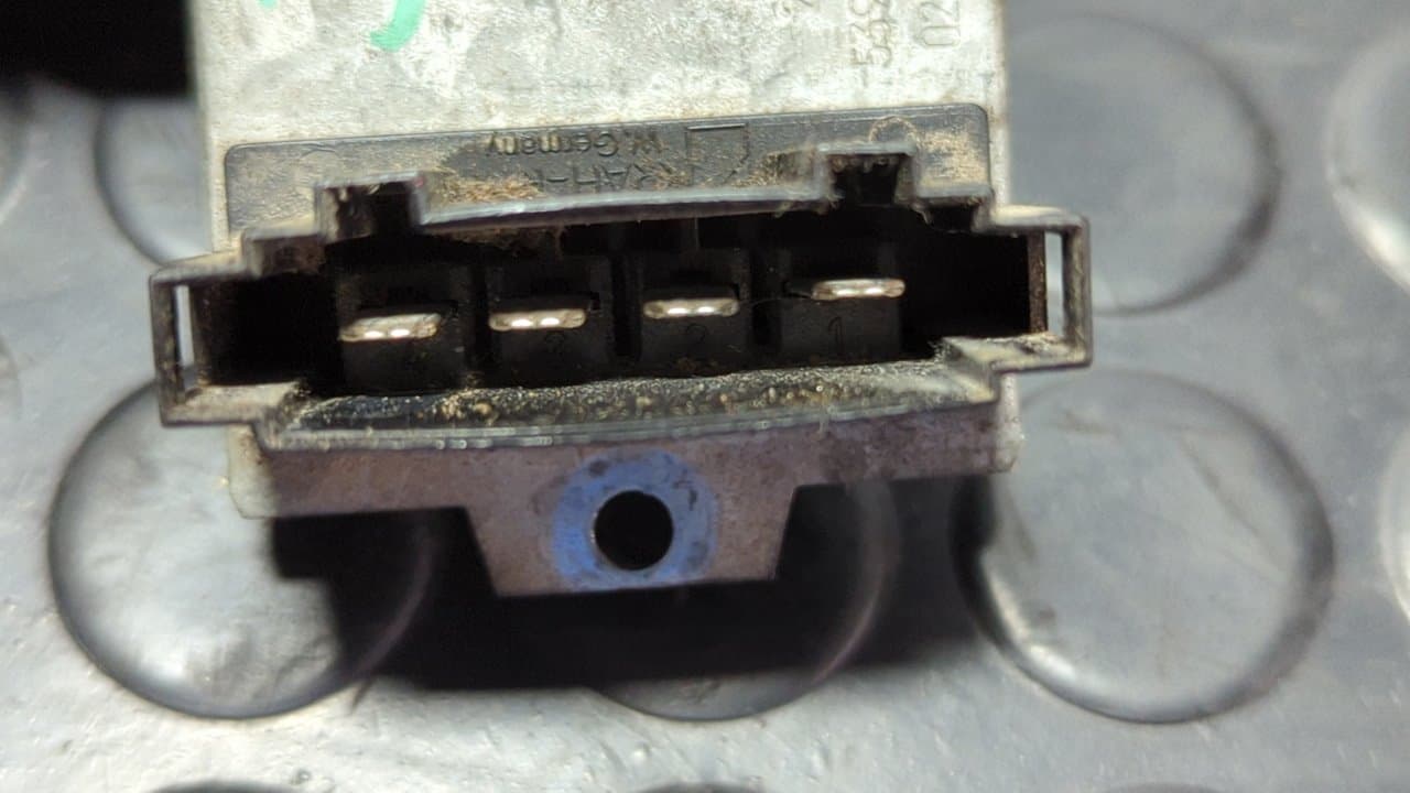 Recambio de RESISTENCIA CALEFACCION para VOLKSWAGEN T4 TRANSPORTER/FURGONETA (MOD. 1991) 1.9 Diesel (1X) 1X referencia OEM IAM 701959263 - ROJO 3