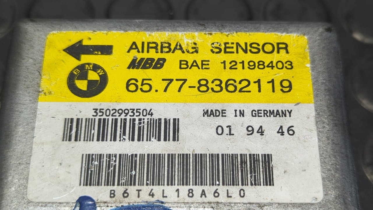 Recambio de CENTRALITA AIRBAG para BMW SERIE 3 COMPACTO (E36) referencia OEM IAM 65778362119 3