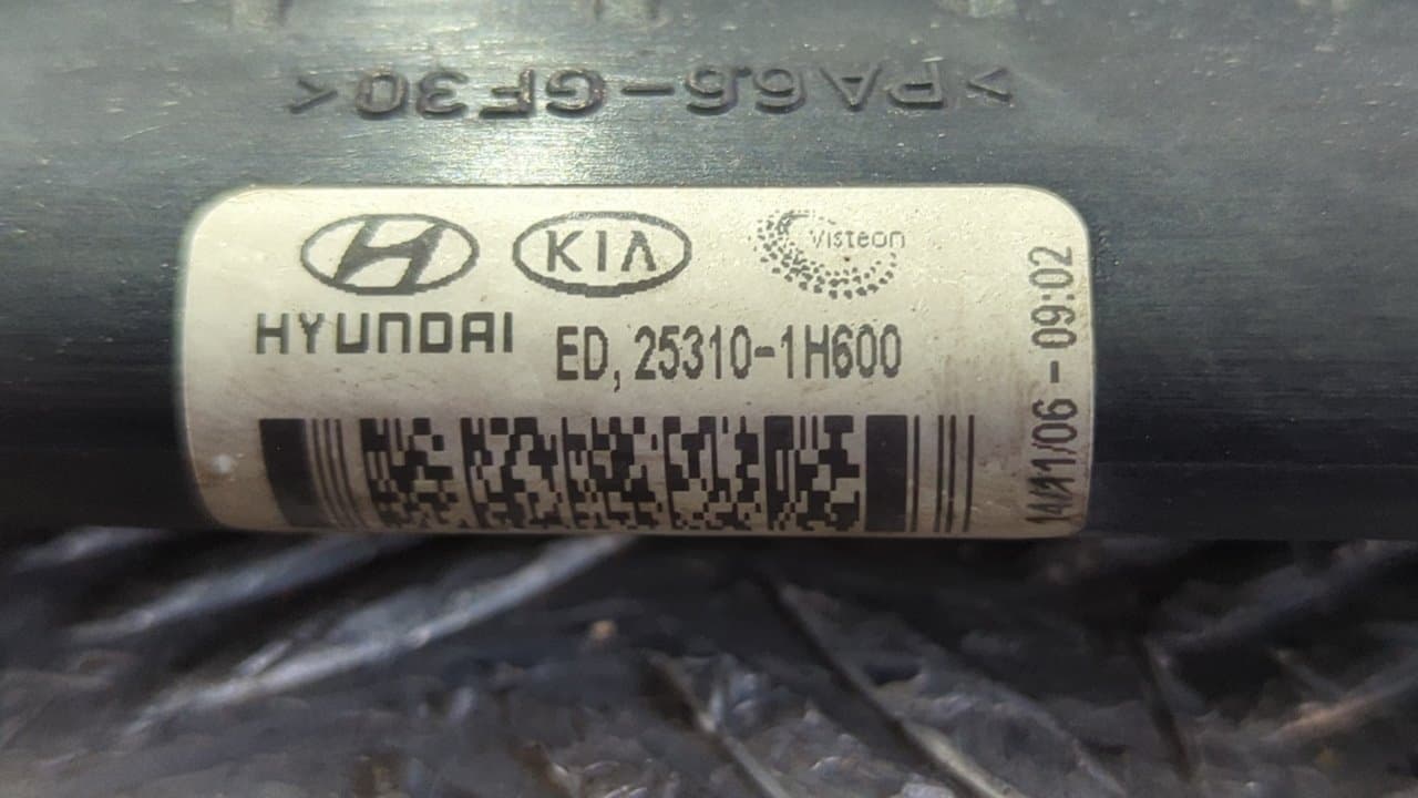 Recambio de RADIADOR AGUA para KIA CEE'D Active D4FB referencia OEM IAM 253101H600 - AZUL 5