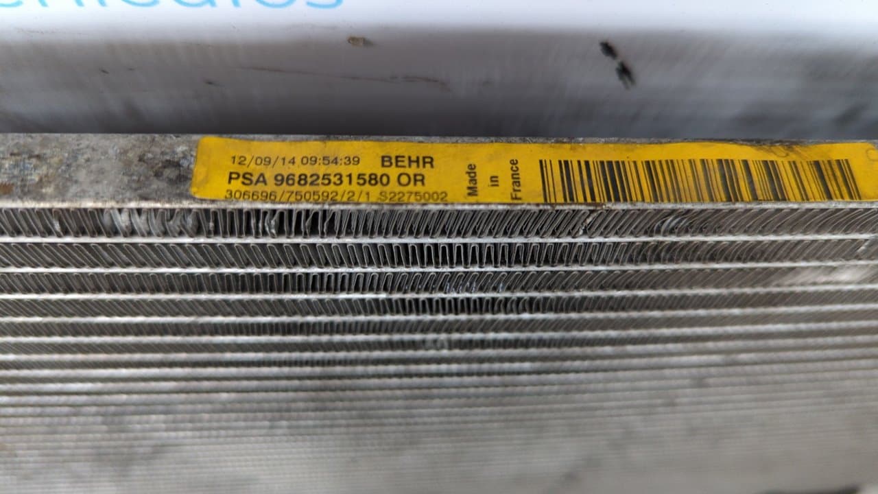 Recambio de CONDENSADOR / RADIADOR  AIRE ACONDICIONADO para CITROEN C4 LIM. Sport 8F01 referencia OEM IAM 9682531580 - BLANCO 2