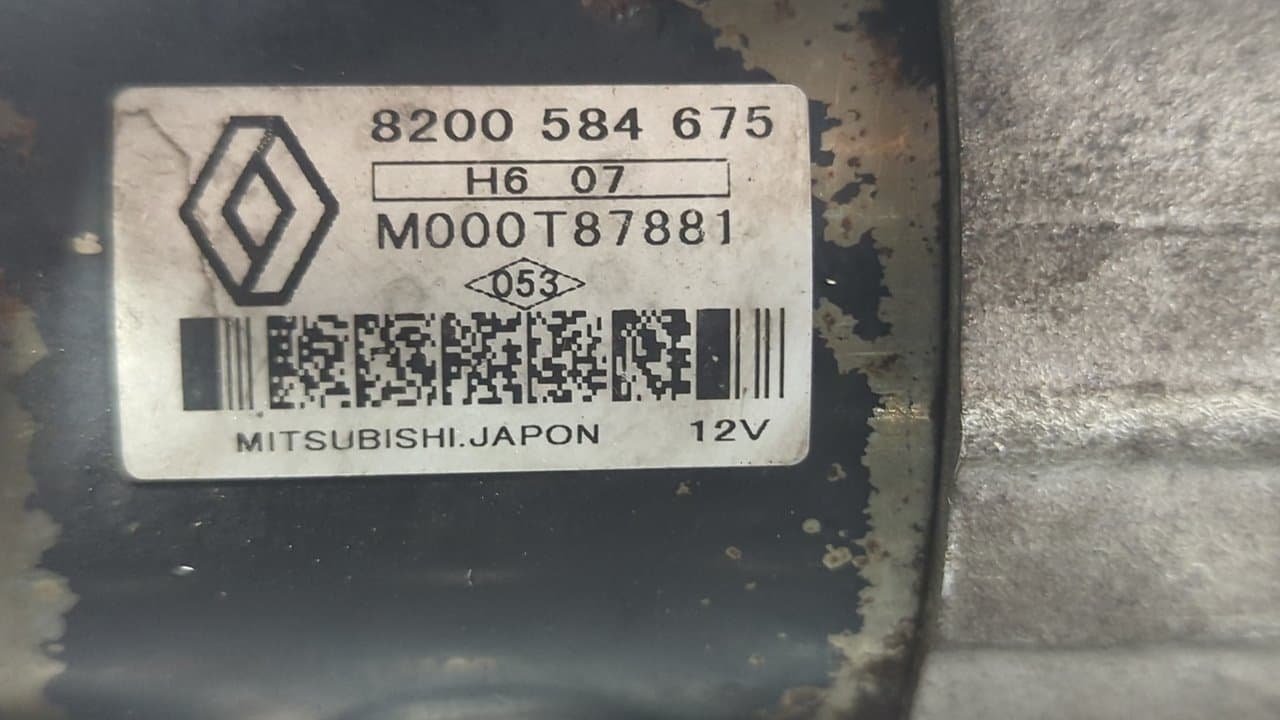Recambio de MOTOR ARRANQUE para NISSAN QASHQAI (J10) Acenta K9K referencia OEM IAM 8200584675 - GRANATE 6