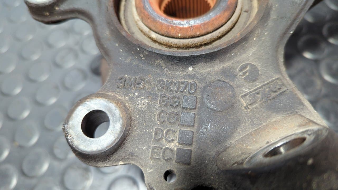 Recambio de MANGUETA DELANTERA DERECHA para FORD FOCUS C-MAX (CAP) KKDA referencia OEM IAM 3M513K170BG - AZUL 4