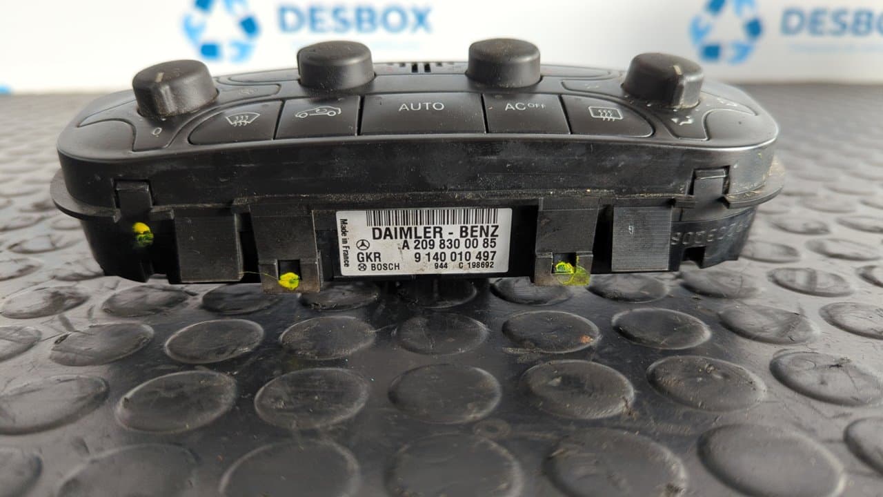 Recambio de MANDO CALEFACCION / AIRE ACONDICIONADO para MERCEDES-BENZ CLASE C (W203) BERLINA OM611962 referencia OEM IAM A2098300085 - GRIS 6