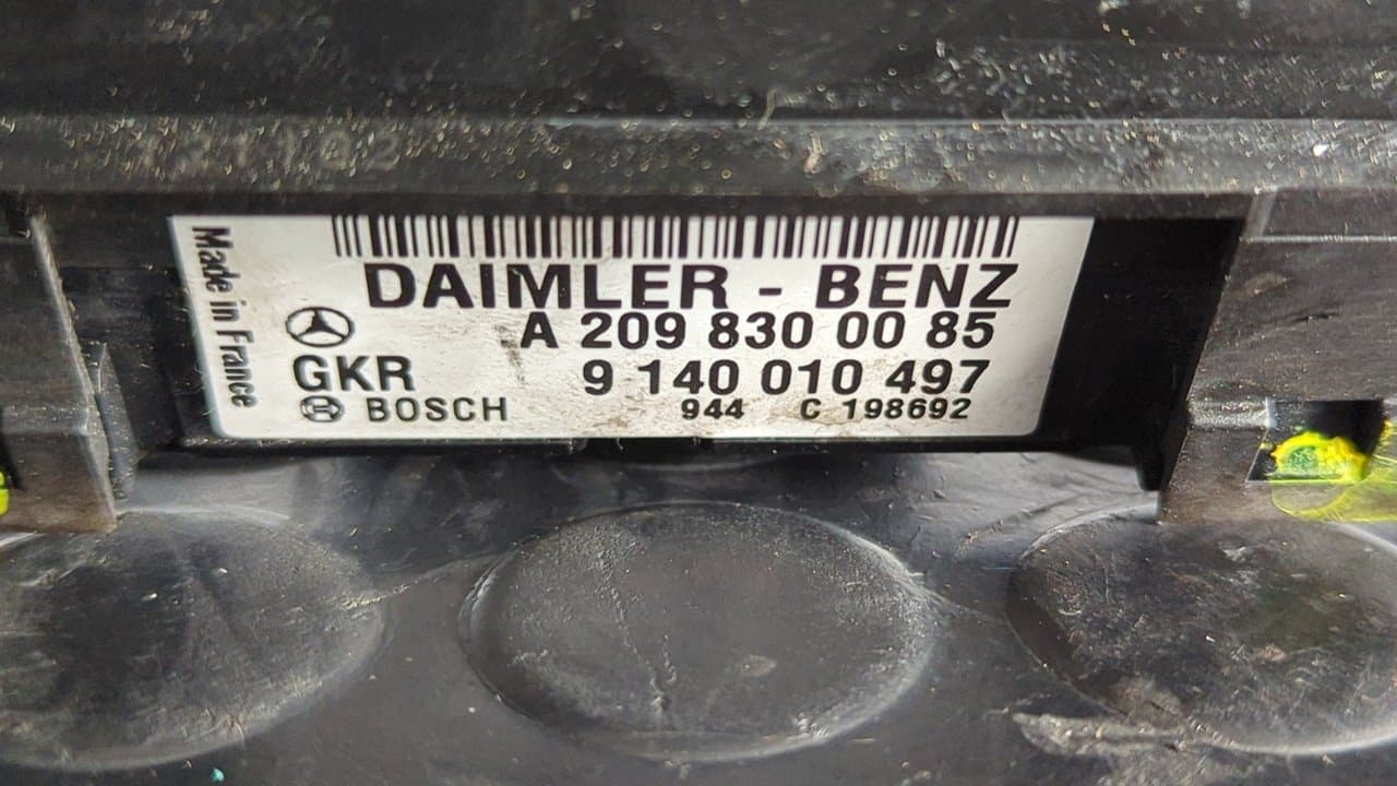 Recambio de MANDO CALEFACCION / AIRE ACONDICIONADO para MERCEDES-BENZ CLASE C (W203) BERLINA OM611962 referencia OEM IAM A2098300085 - GRIS 7