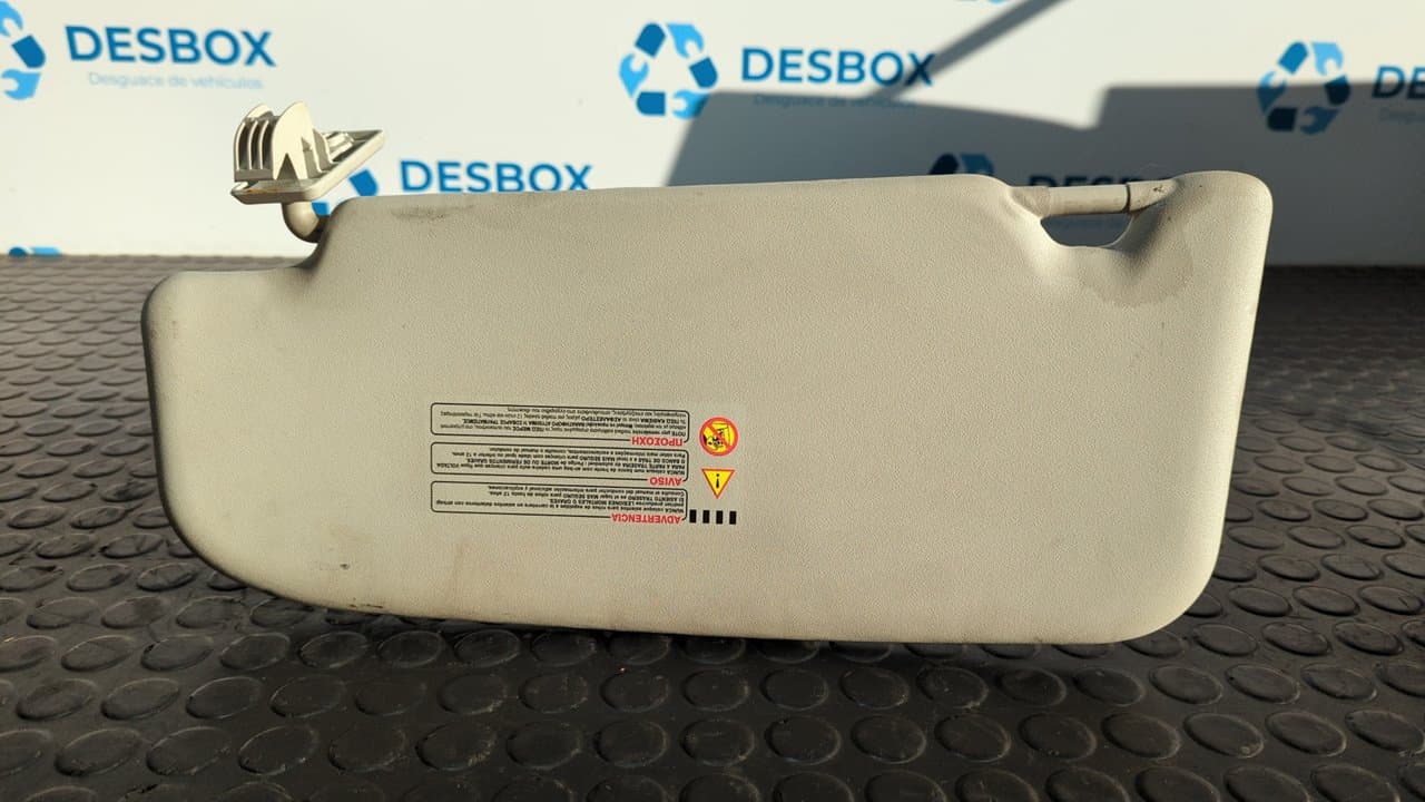 Recambio de PARASOL DERECHO para NISSAN QASHQAI (J10) Acenta K9K - GRANATE 2