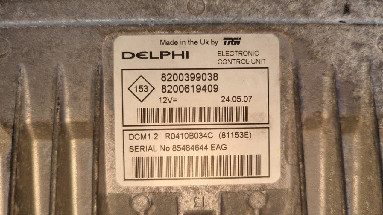 Recambio de CENTRALITA MOTOR UCE para RENAULT GRAND MODUS Authentique K9KT7 - BLANCO 3
