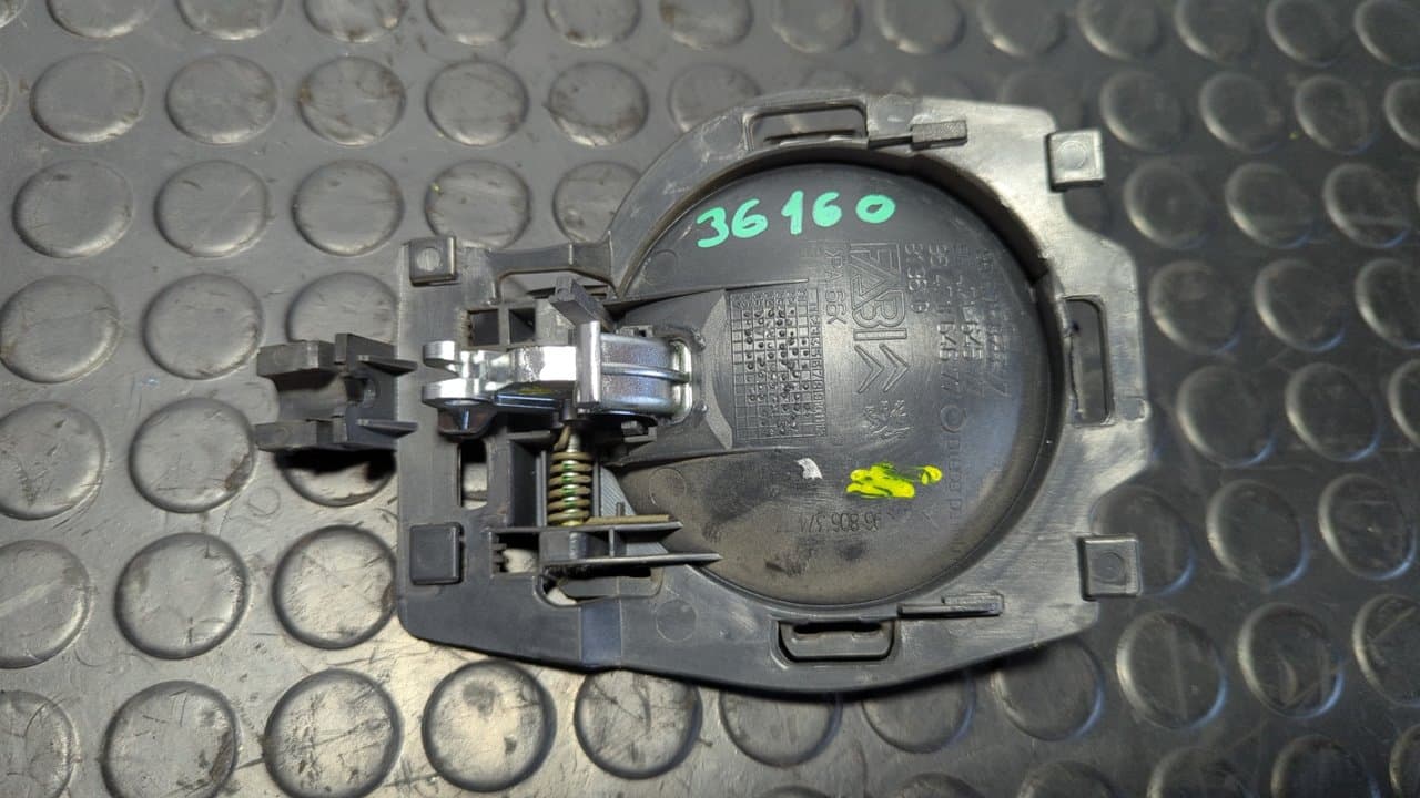 Recambio de MANETA INTERIOR DELANTERA IZQUIERDA para CITROEN C3 1.4 Audace KFVTU3JP referencia OEM IAM 9680637477 - GRIS 2