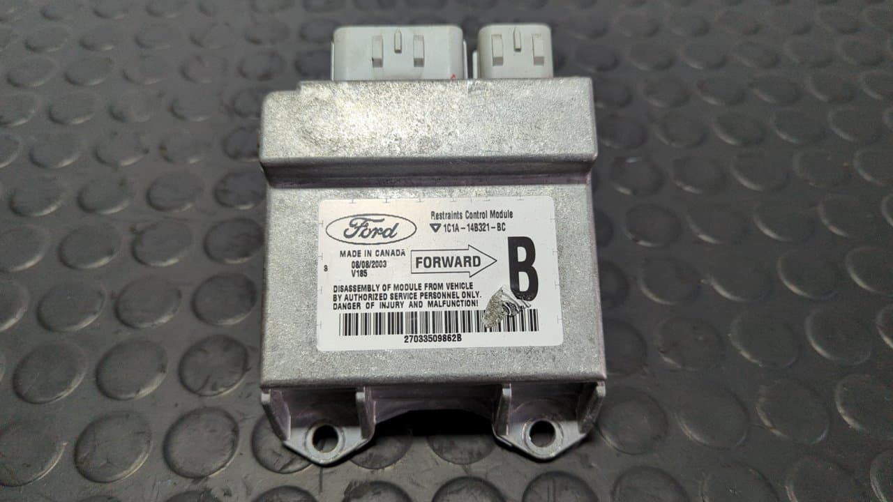 Recambio de CENTRALITA AIRBAG para FORD TRANSIT CAJA CERRADA, CORTA (FY) (2000 =>) FT  260   2.0 ABFA referencia OEM IAM 1C1A14B321BC - BLANCO