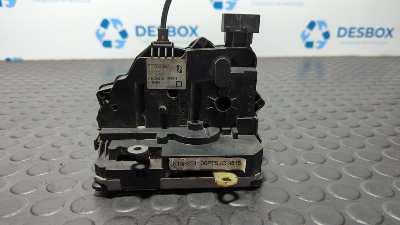 Recambio de CERRADURA PUERTA DELANTERA IZQUIERDA para FIAT GRANDE PUNTO (199) 1.3 16V Multijet Active (55kW) 199A2000 referencia OEM IAM 55702897 - GRIS