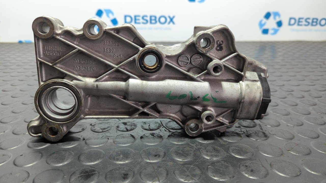 Recambio de SOPORTE FILTRO ACEITE para MERCEDES-BENZ CLASE E (W212) FAMILIAR 200 CDI BlueEfficiency (212.205) OM651925 referencia OEM IAM 70362380 - VERDE